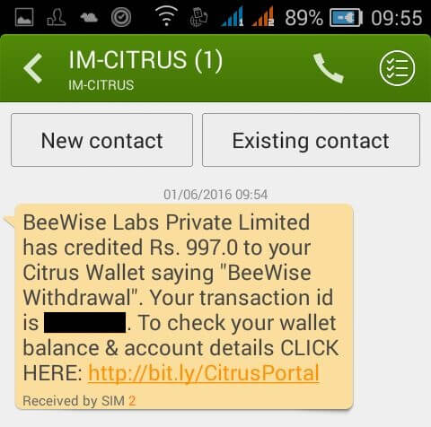 [Proof] BeeWise App Loot: Get Rs.10 on Signup + Rs.10 per Refer + Bank Transfer-May'16