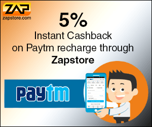 Zapstore Refer and Earn: Get Rs.5 on Signup + Rs.5 per Refer Paytm Cash-May'16