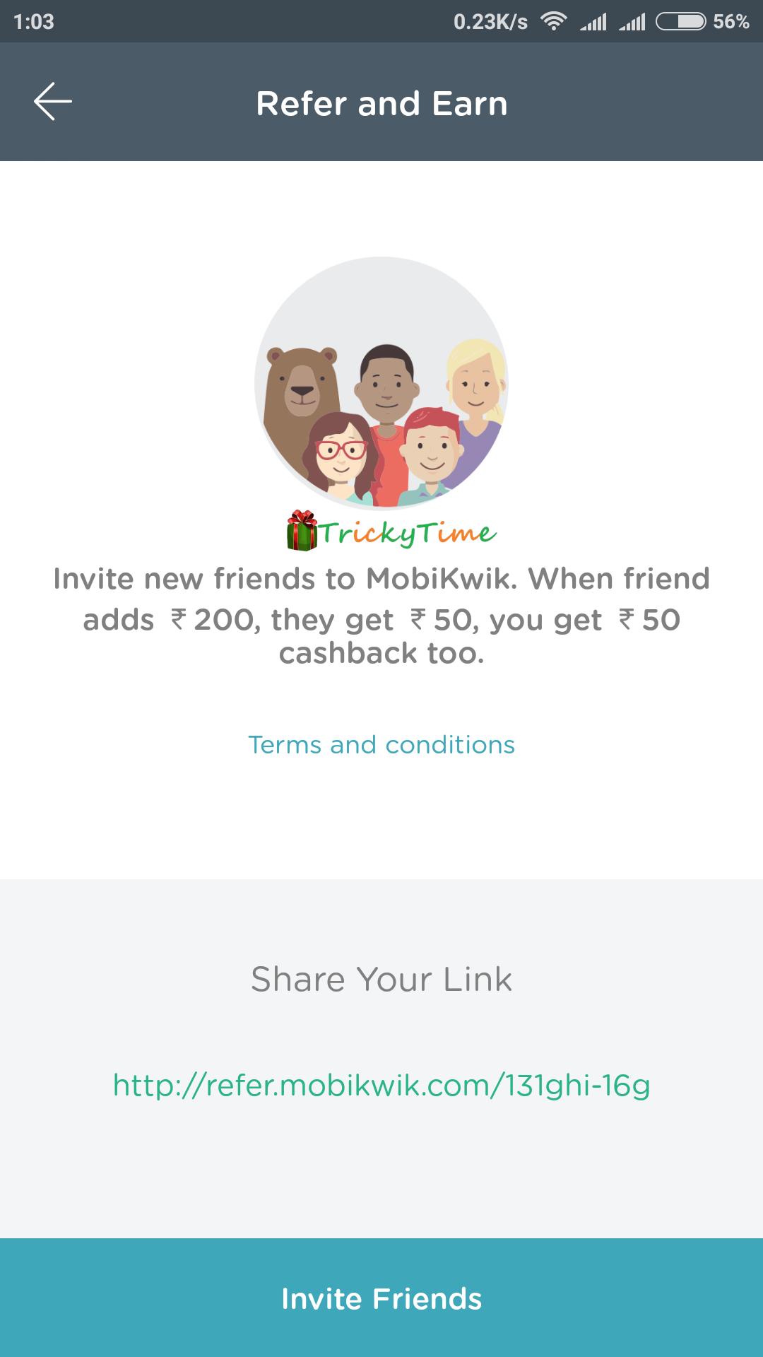 (Update+Proof) Mobikwik Refer and Earn - Signup & Get Rs.50 & Get Rs.50/Refer