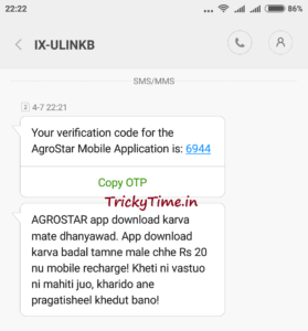 [Loot] Agrostar App: Trick to Get Rs.20 Free Recharge on Signup + Proof