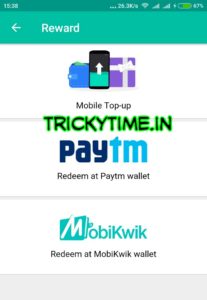 Slide app paytm cash