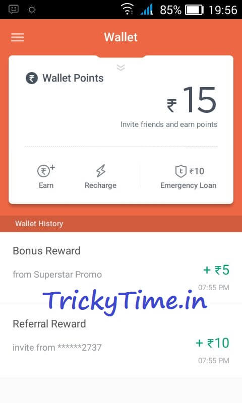[Loot] True Balance Refer and Earn: Rs.25 on Signup + Rs.10 per Refer + Proof