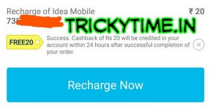 (Proof) Paytm FREE20: Get Rs.20 Free Recharge on Signup (Old User Trick)