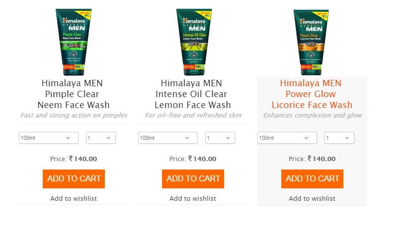HimalayaStore: Get a Facewash & Rs.100 Paytm Movie Voucher at Just Rs.140