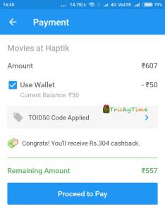Haptik Offers: Promocode to Get 50% Cashback on Travel & Movie Bookings (Upto Rs.1000)
