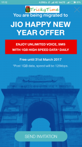 Activate Jio Happy New Year Offer