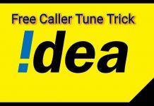 Idea free caller tune trick