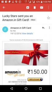 Lucky Stars App Refer and Earn Unlimited Amazon Vouchers [Proof]
