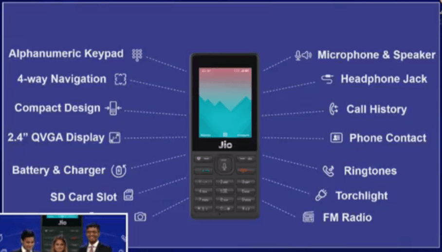 JioPhone Special Features
