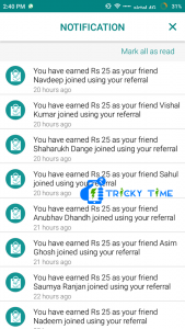 ShoppingPost App Refer and Earn Proof