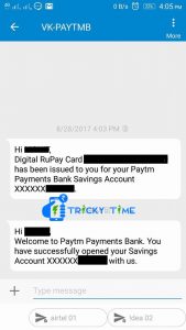 Paytm Payments Bank Debit Card
