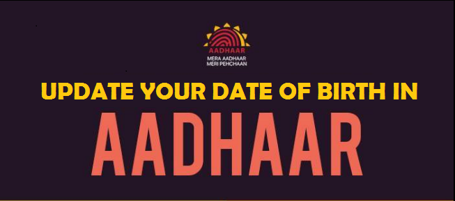 aadhar card date of birth correction