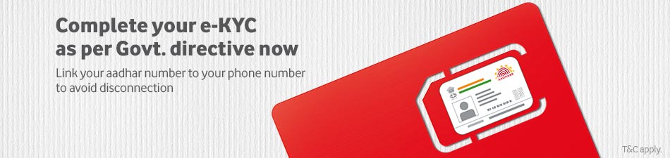 Link Aadhaar to Vodafone Mobile Number