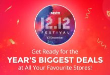 Paytm 12.12 Festival Offers