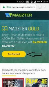 Magzter Gold Subscription at Rs 999
