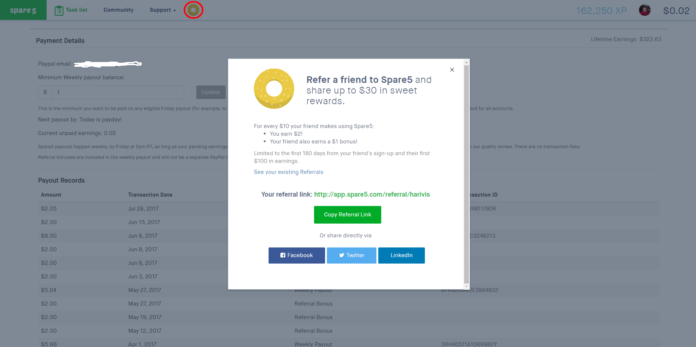Spare5 Refer and Earn