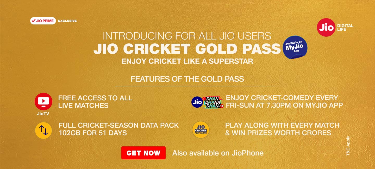 Jio Cricket Gold Pass