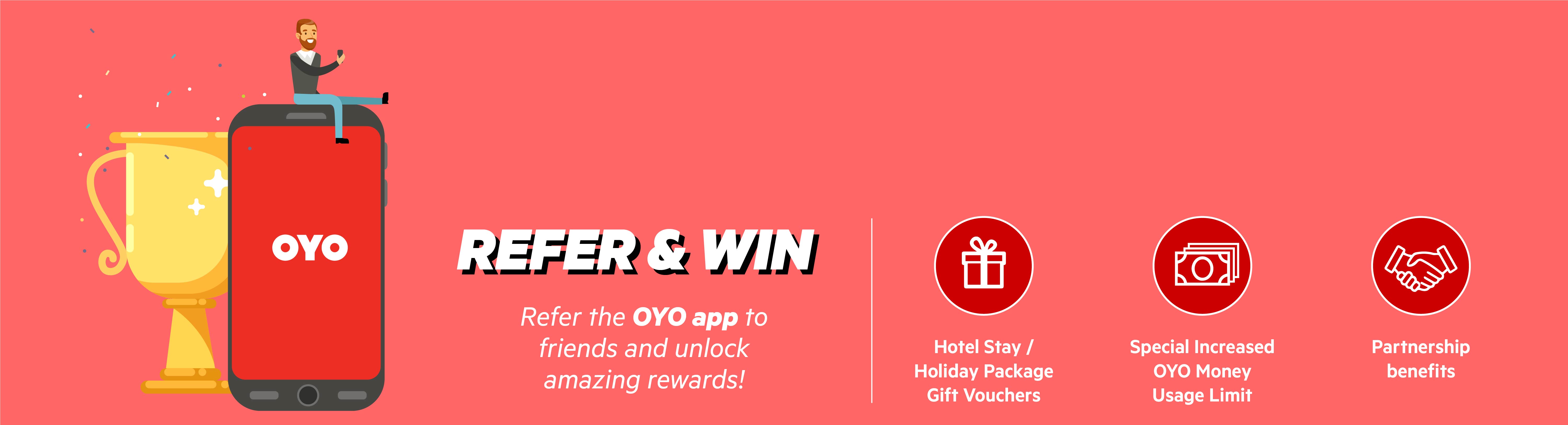 Oyo Refer and Earn Summer Offer