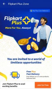 Flipkart Plus Membership Join Free