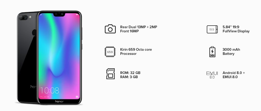 Honor 9N Specifications