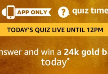 Amazon 24k Gold Bar Quiz Answers